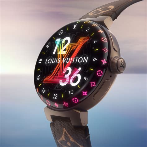 montre louis vuitton homme connectée|Tambour Horizon Light Up Connected Watch .